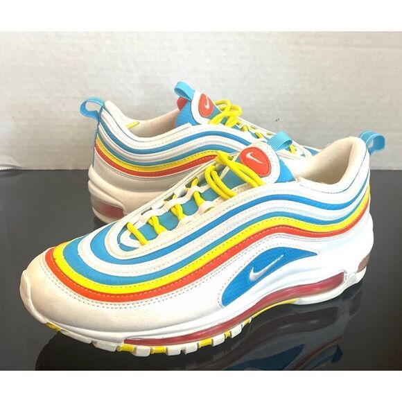 RARE Nike Air Max 97 GS Summer Pack Multicolor Mens size 7/ Womens Size 8.5 - Picture 6 of 11